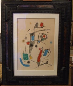 no title '60s - litograph, 50x35 cm., framed.