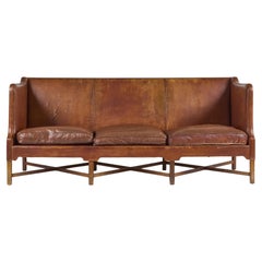 Kaare Klint Leather Sofa 1930s