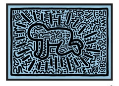 Keith Haring, Untitled (Baby) (Framed) 