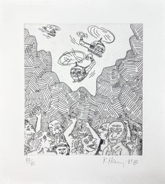 Plate 12, from The Valley  Original Etching from 1989