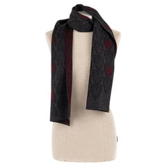 Louis New Vuitton Wool 2 Tone Scarf