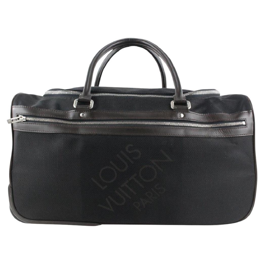 Louis Vuitton Black Damier GeanteEole 50 Rolling Duffle Bag 5LV91