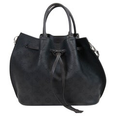 Louis Vuitton Black Mahina Girolata Leather Tote