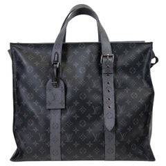 Louis Vuitton Black Monogram Eclipse Canvas Cabas Zippe GM Tote