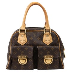 Louis Vuitton Brown Monogram Canvas Manhattan PM Tote Bag