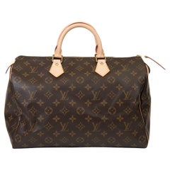 Louis Vuitton Brown Monogram Canvas Speedy 35