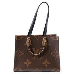 Louis Vuitton Brown Monogram Reverse Canvas Onthego MM Bag