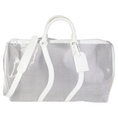 Louis Vuitton Clear Epi PVC Wavy Keepall Bandoulière 50