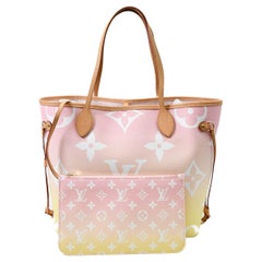 Louis Vuitton Light Pink Monogram Canvas  Giant By The Pool Neverfull MM