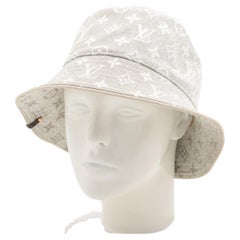 Louis Vuitton  Monogram Jacquard Denim Bucket Hat Greige