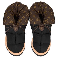 Louis Vuitton  Pillow Boot Water Repellent Nylon & Monogram Canvas 40  NEW