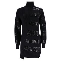 Louis Vuitton Sequin Embellished Knitted Wool Dress