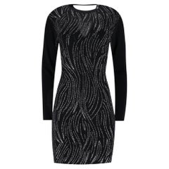 Louis Vuitton Sequin Embellished Silk, Cashmere &  Wool Blend Dress