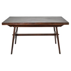 Mid-Century Wooden T151 Table by Rene Gabriel, 1946