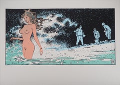 Venus on the Beach - Original Screen Print