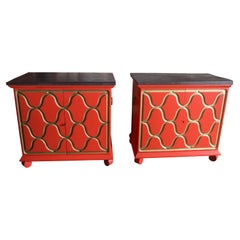 Pair of Dorothy Draper Espana Chests