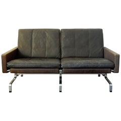 PK-31/2 Leather Sofa by Poul Kjaerholm for E. Kold Christensen, 1958, Denmark