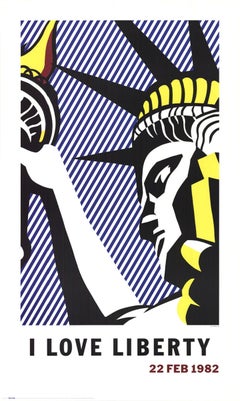 ROY LICHTENSTEIN I Love Liberty, 1982 First Edition