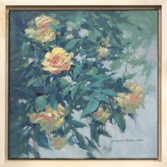 Inseguendo la brezza - Quadro floreale impressionista su tela