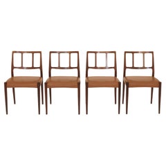 Set 1950s Mid Century Danish Uldum Mobelfabrik Chairs