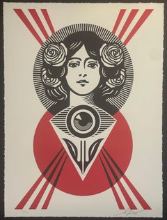 Shepard Fairey Make Art Not War Letterpress Screenprint Contemporary Street Art