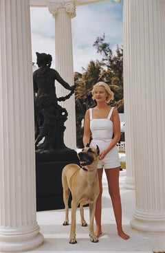 'C.Z. Guest With Her Great Dane' 1955 Slim Aarons Limited Estate Edition