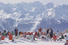 'Lounging In Verbier' 1964 Slim Aarons Limited Estate Edition