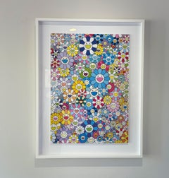 Murakami print - Champagne Supernova Blue (2013) - Unframed, Last Piece