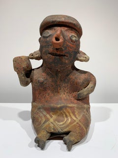 Figurale Nayarit-Frauenskulptur, präkolumbianisch, West Mexico 