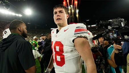 Ohio State quarterback Will Howard unable to take Rose Bowl celebration stage