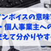 インボイス制度と支援措置。法人・個人に与える影響を分かりやすく解説。