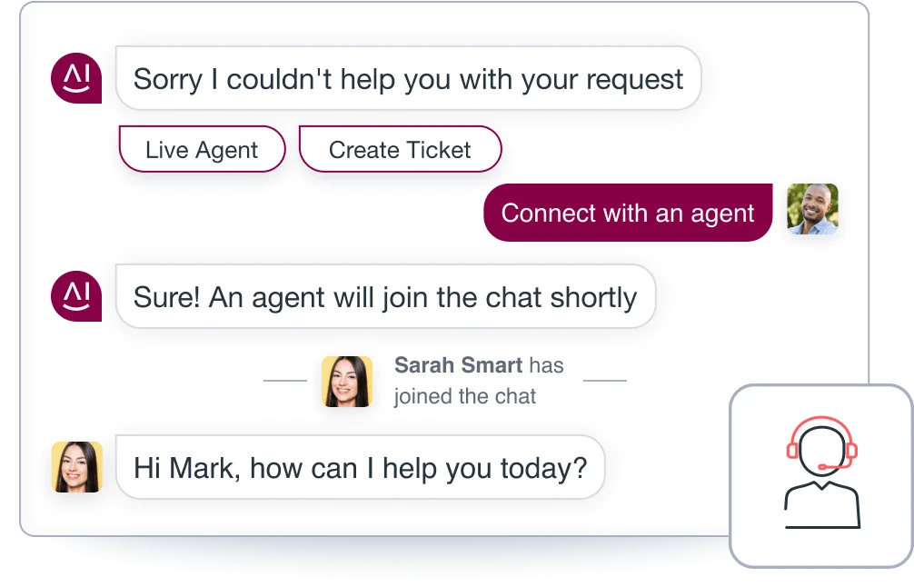 Identifying customer sentiment and deliver it to live agent