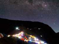 Camping site near the volcano