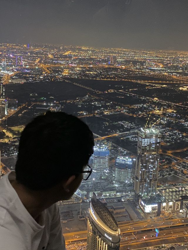 Breathtaking view at Burj Khalifa