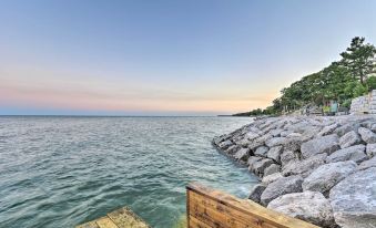 East Tawas Cabin w/ Lake Huron Access & Views