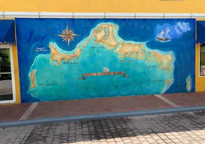 Turks and Caicos Map Mural