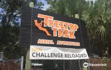 Treetop Trek inside Brevard Zoo