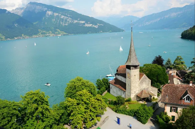 Every Charming Town is a Beautiful Highlight of the Swiss Lakes and Mountains