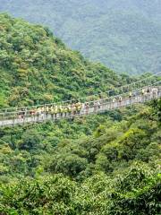 Gulong Gorge Waterfall Viewing Glass Bridge