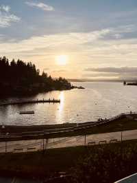 Seattle, Washington Lake Sunset - Bellevue Section