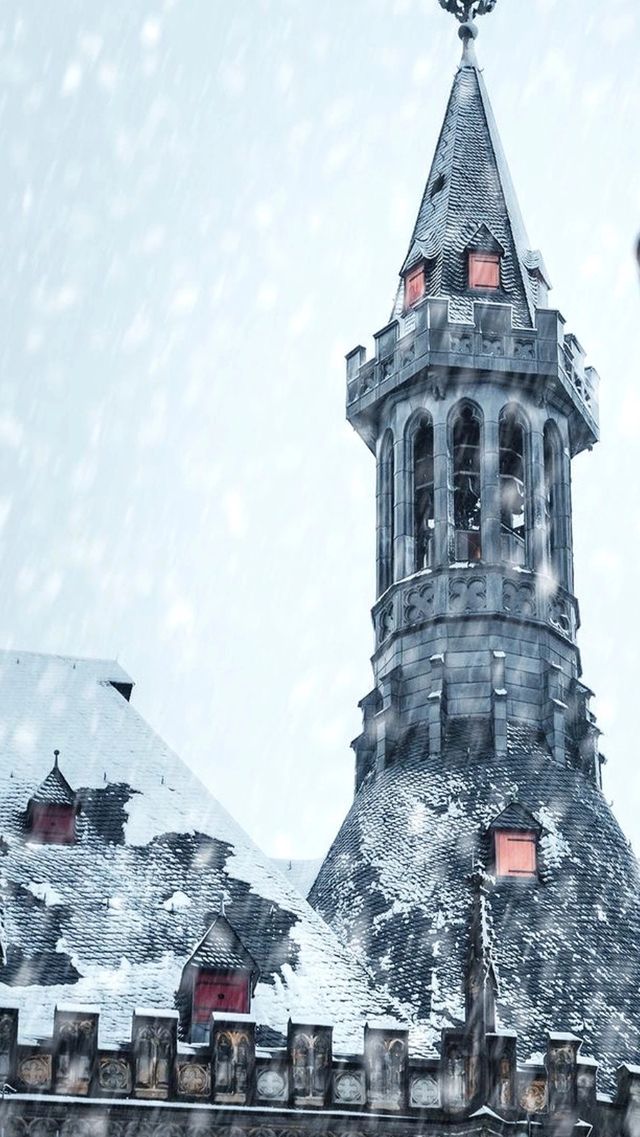 Germany's most beautiful town 7 - Aachen in the snow ||