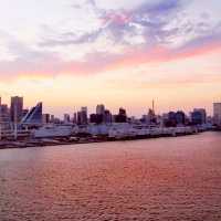 Spectacular Sunset in Tokyo Bay