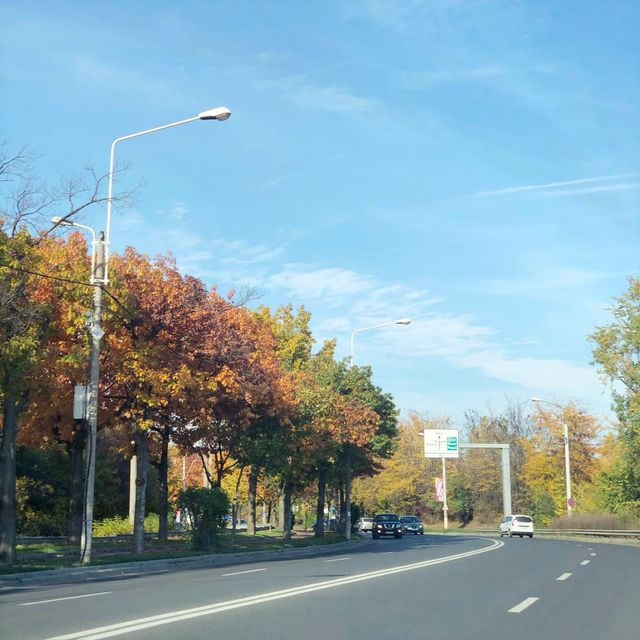 Bucharest in warm light