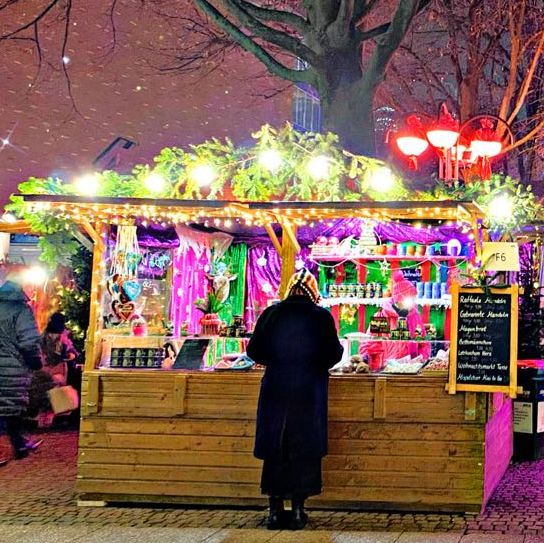 Pink Christmas at Friedrich-Stoltze-Platz