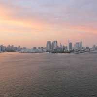 Spectacular Sunset in Tokyo Bay