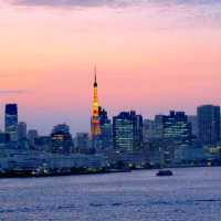 Spectacular Sunset in Tokyo Bay