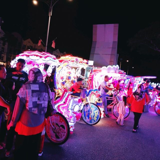 The great night walk in malacca city❤️