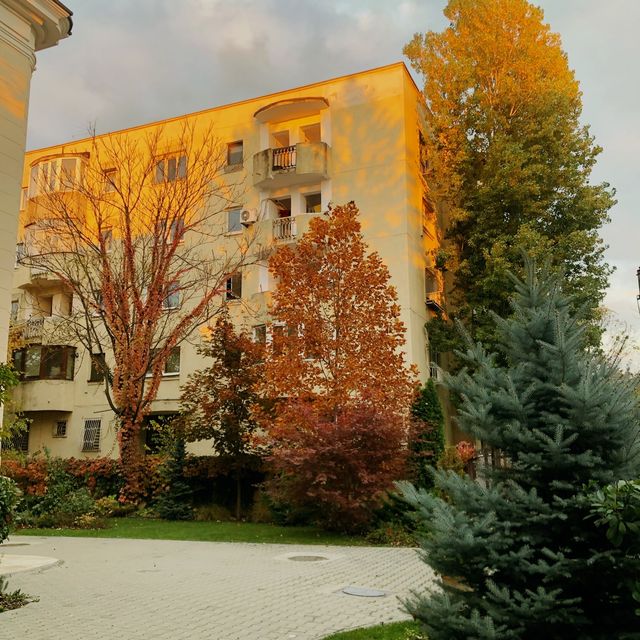 Bucharest in warm light