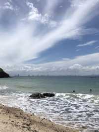 beautiful beach with amazing city view!