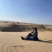 The desert in inner Mongolia